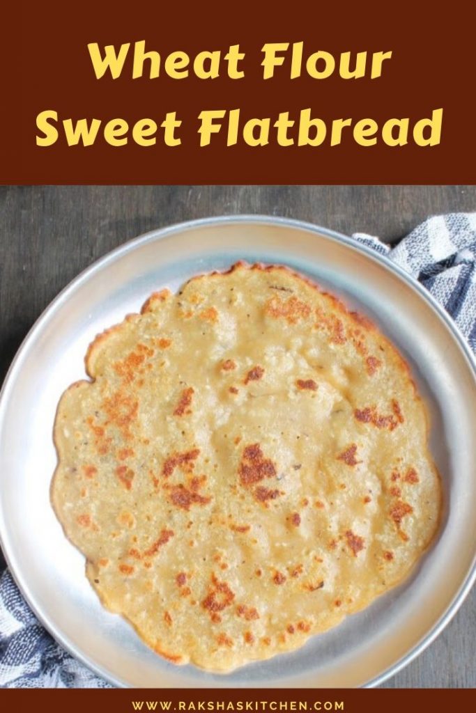 Wheat flour sweet pancake