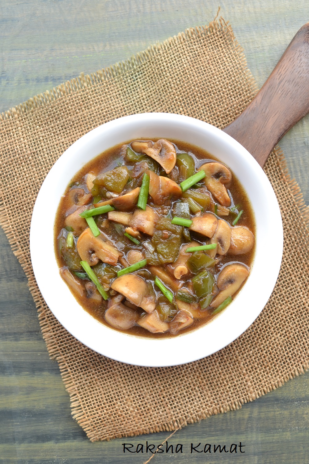 Mushroom Chili Raksha's Kitchen