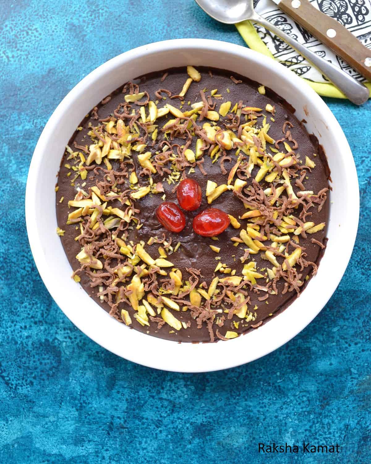 Eggless Marie Biscuit Pudding