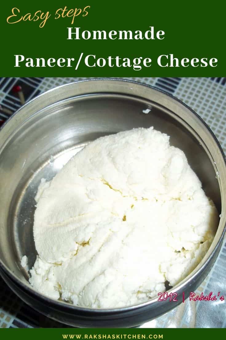 How To Make Paneer Or Cottage Cheese At Home From Scratch