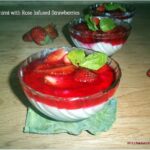 Rice Phirni with Rose Infused Strawberries