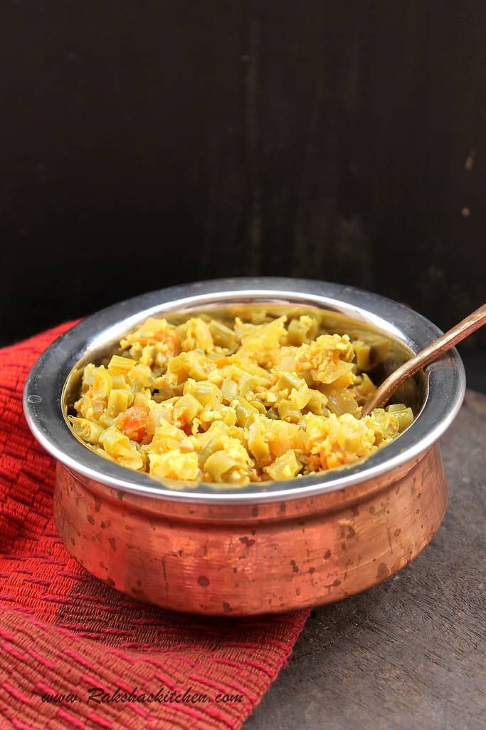 Cowpea Beans Subzi or Goan Valachi Bhaji