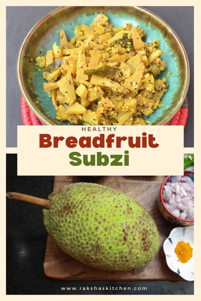 healthy breadfruit sabzi