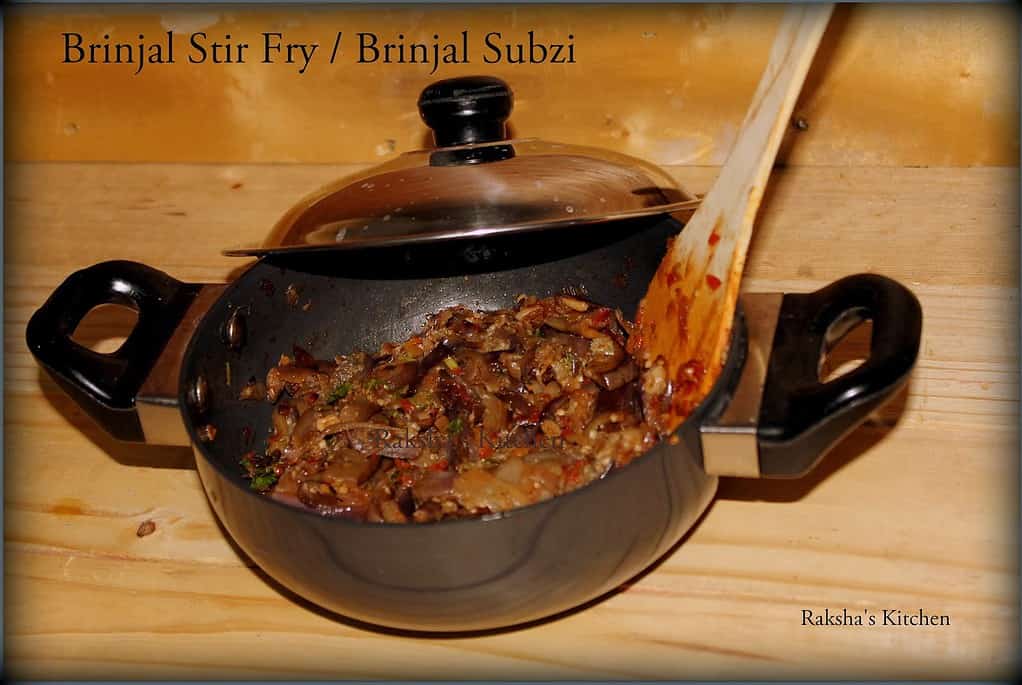 Eggplant Stir Fry |,Brinjal Subzi