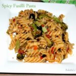 Spicy fusilli pasta