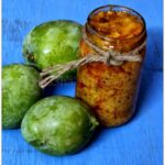 Grated raw mango pickle