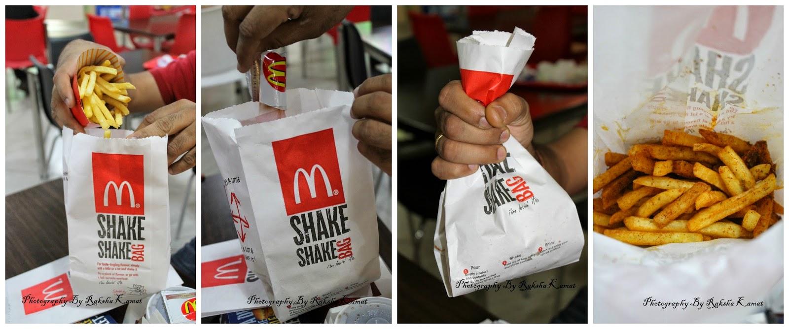 Regular fries, peri-peri spice mix, and paper bag to mix it in - Picture of  McDonald's, Muzaffarnagar - Tripadvisor