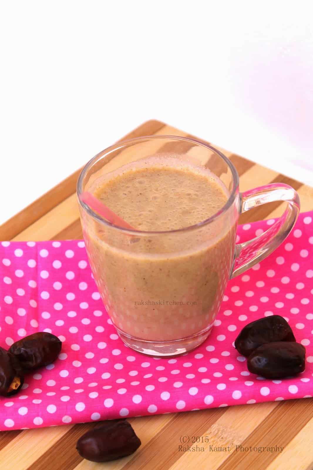 Dates Milkshake Dates Shake Raksha's Kitchen