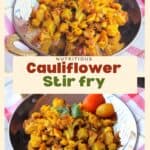 stir fried cauliflower
