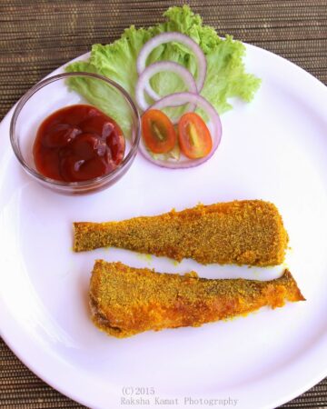 Lady fish rava fry