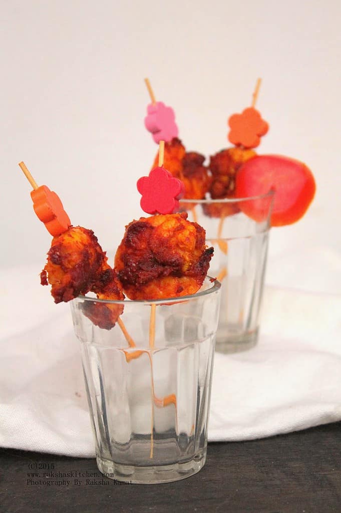 Goan Recheado Masala Coated Prawns