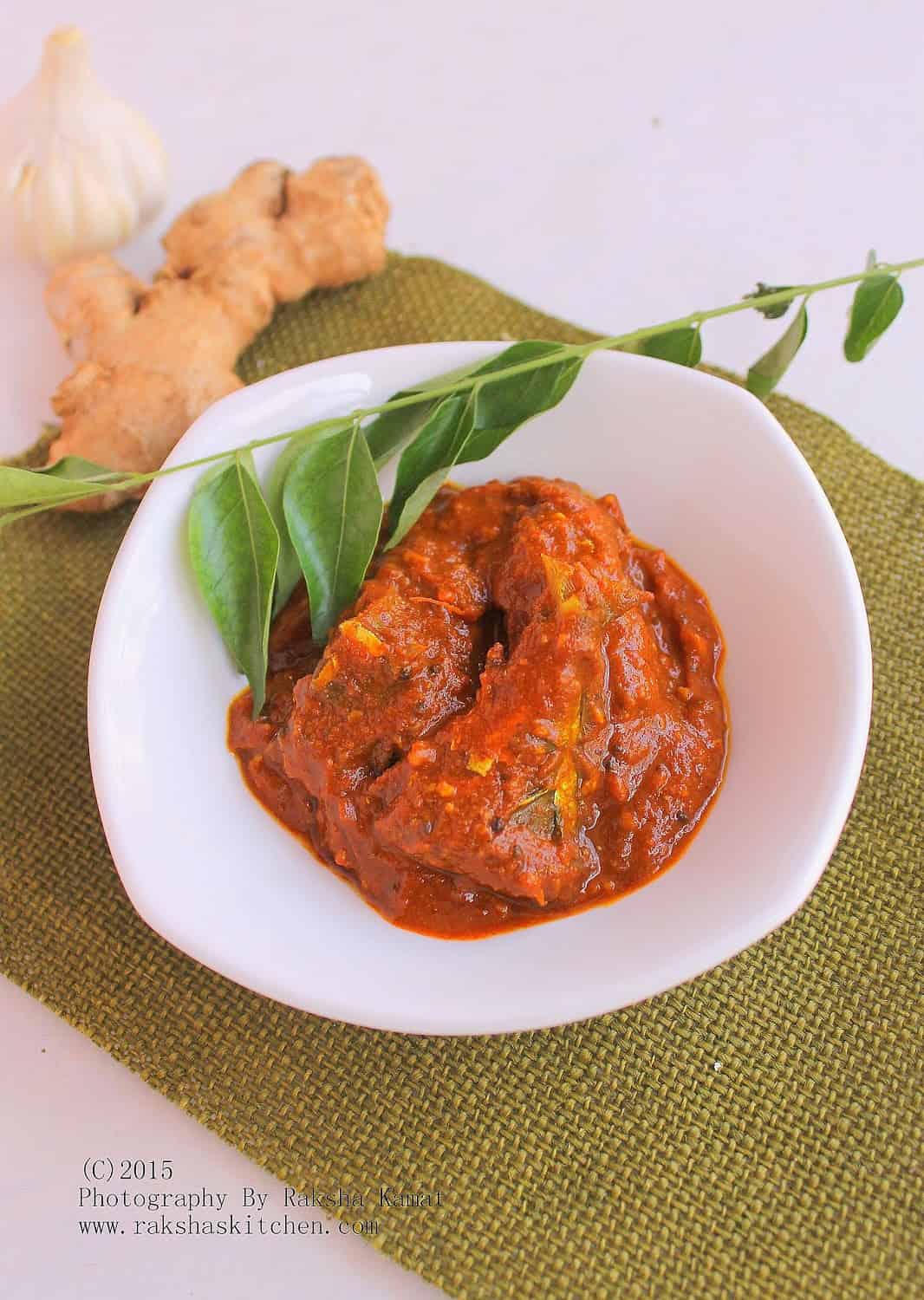 Mackerel Pickle Mackerel Balchao Raksha's Kitchen