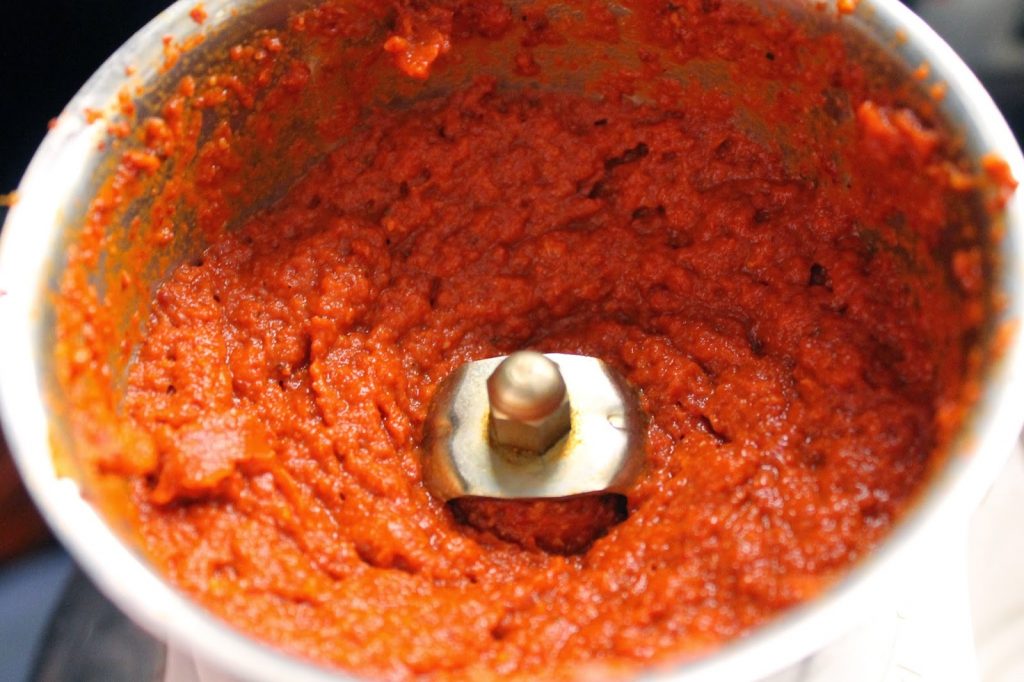 Goan masala in blender