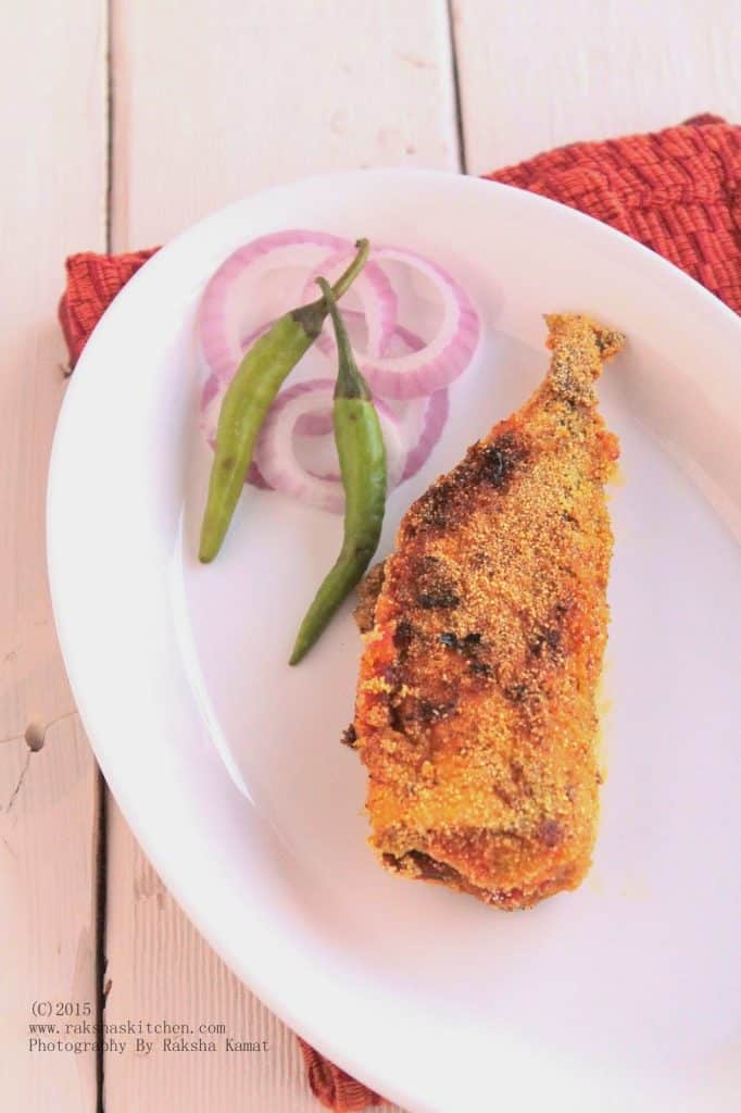 Mackerel recheado recipe, red vinegar masala stuffed fish
