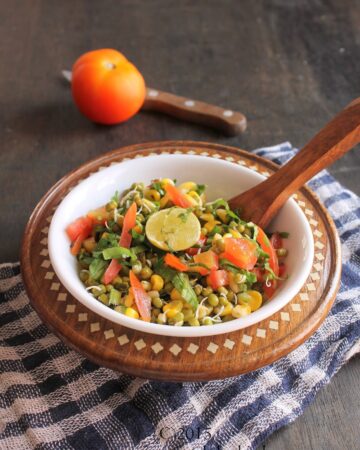 Sprouts salad with mung bean