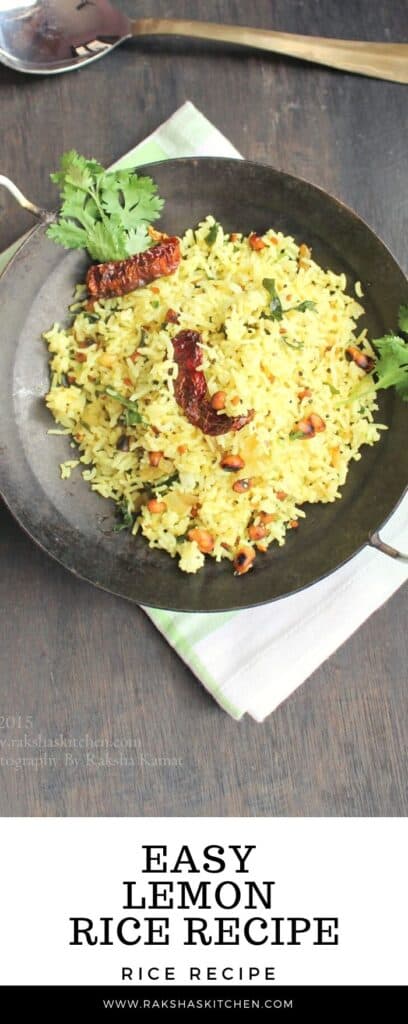 easy rice made with lemon