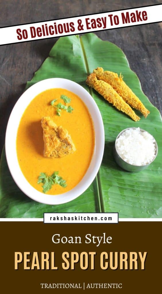 Goan Pearl Spot Curry | Kalundar Curry | Karimeen Coconut Fish Curry