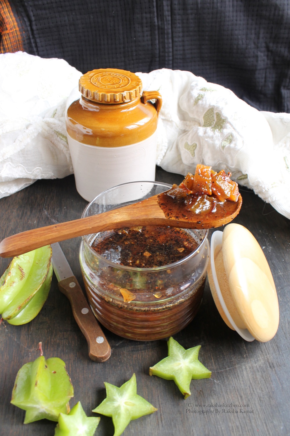 Star Fruit Pickle Star Fruit Chutney Karmalache Goad Mel Raksha's