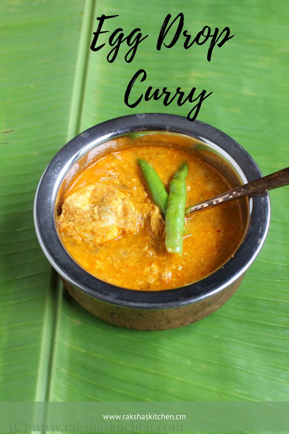 Goan Style Egg Drop Curry Raksha's Kitchen