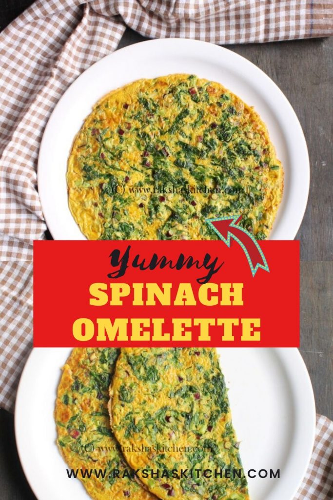 spinach omelette recipe