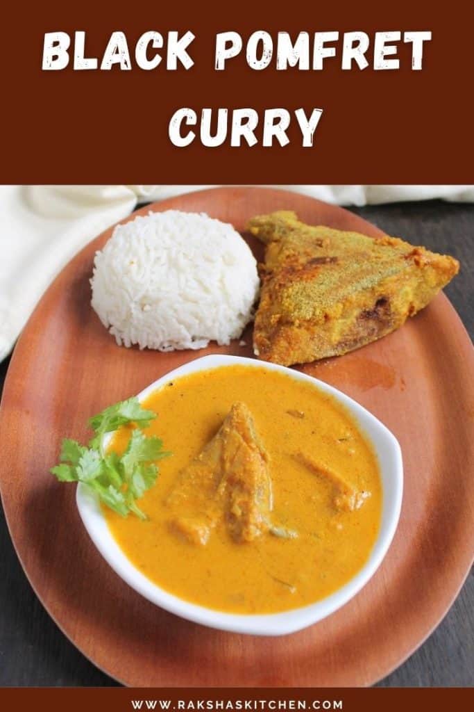 Black pomfret curry