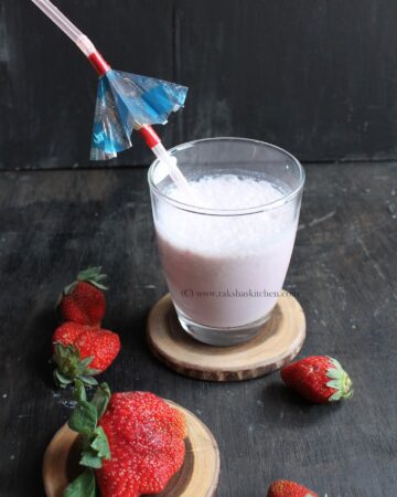 Strawberry milkshake