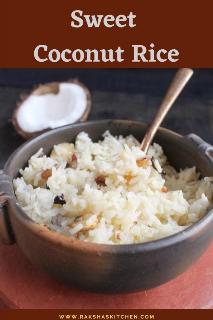 Sweet coconut rice