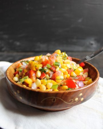 Mexican corn bell pepper salsa