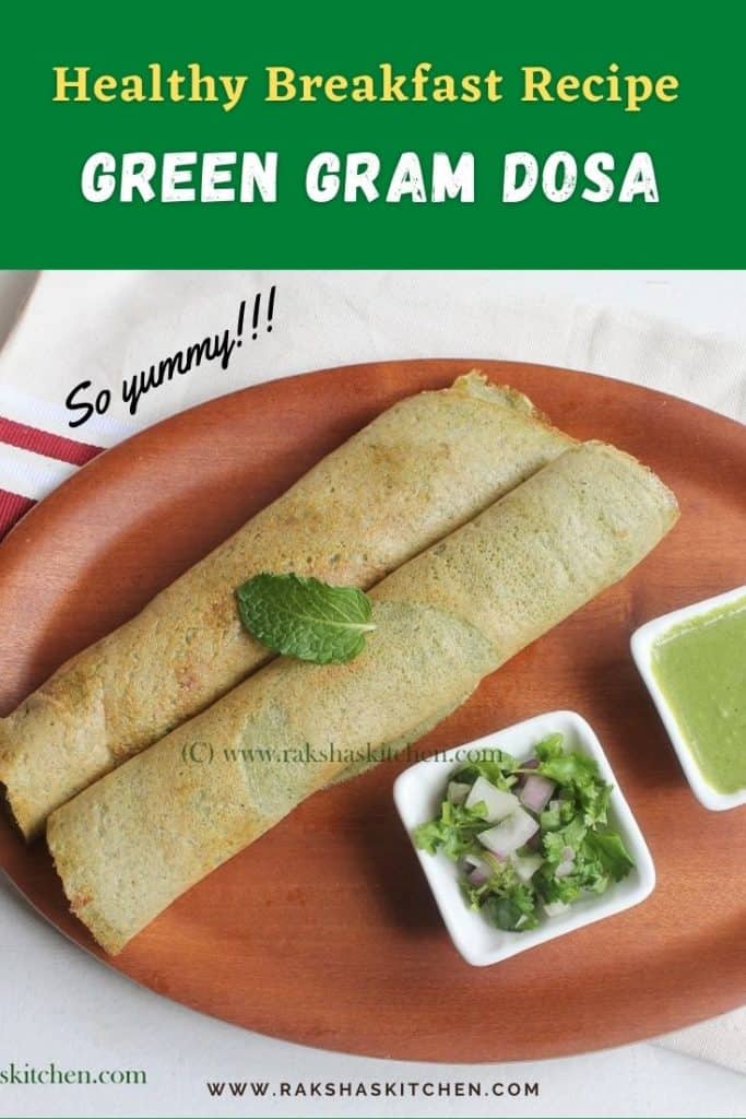 green gram dosa