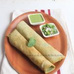 Green moong dosa