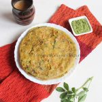 Cauliflower methi stuffed paratha