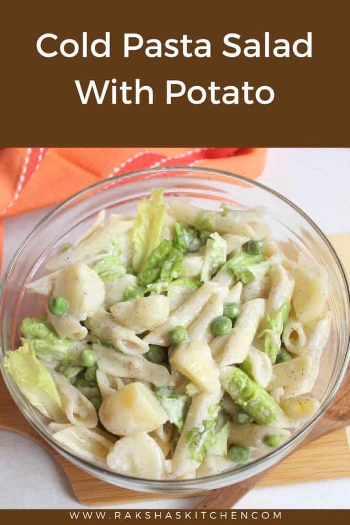 Pasta salad with potato
