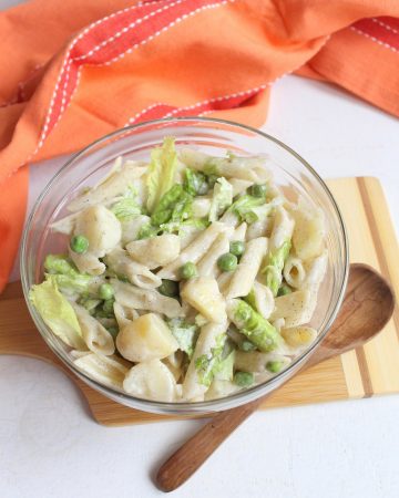 Pasta salad with potato