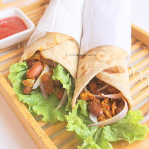 Chatpata Rajma Wrap - Raksha's Kitchen