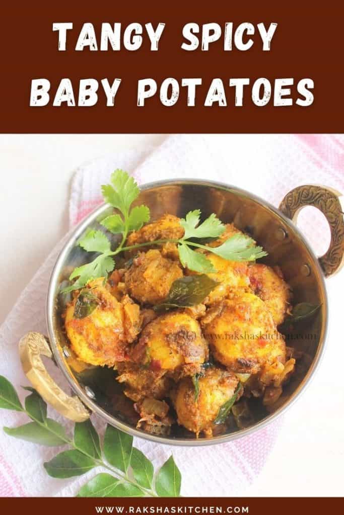 Tangy spicy baby potatoes