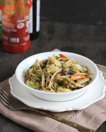 hakka noodles with egg