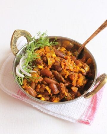 Rajma Stir fry