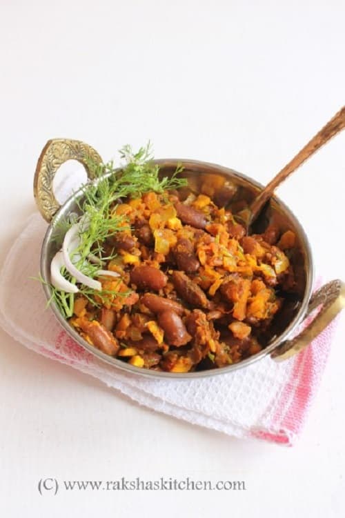 Rajma Stir fry