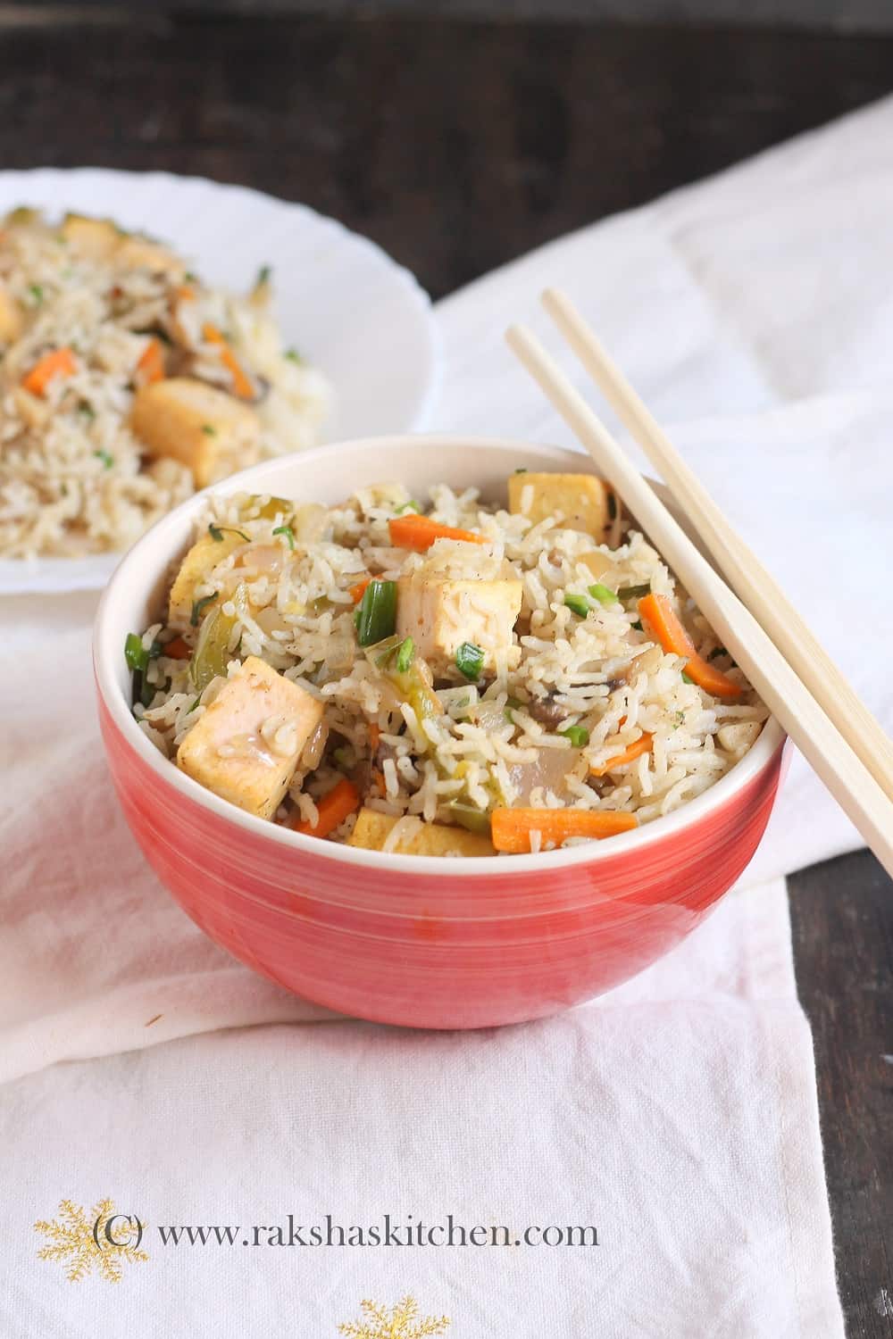 Tofu Fried Rice - Raksha's Kitchen