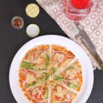 Easy tortilla pizza