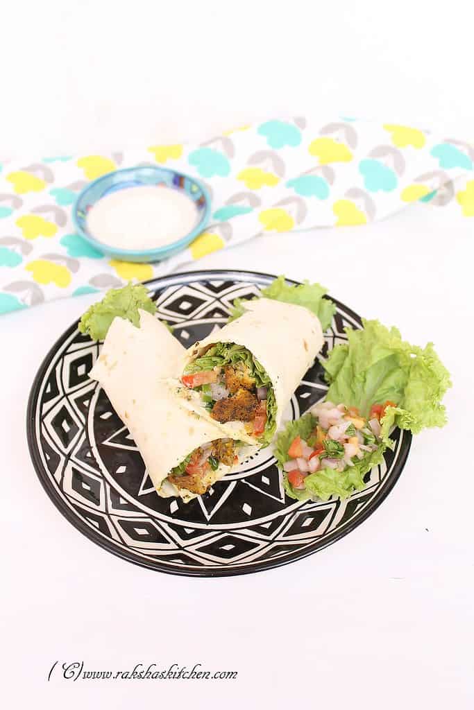 Mexican low fat fish wraps