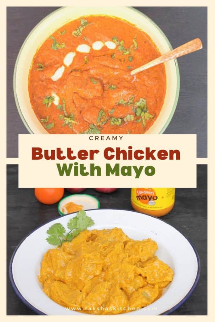 creamy butter chicken with mayo