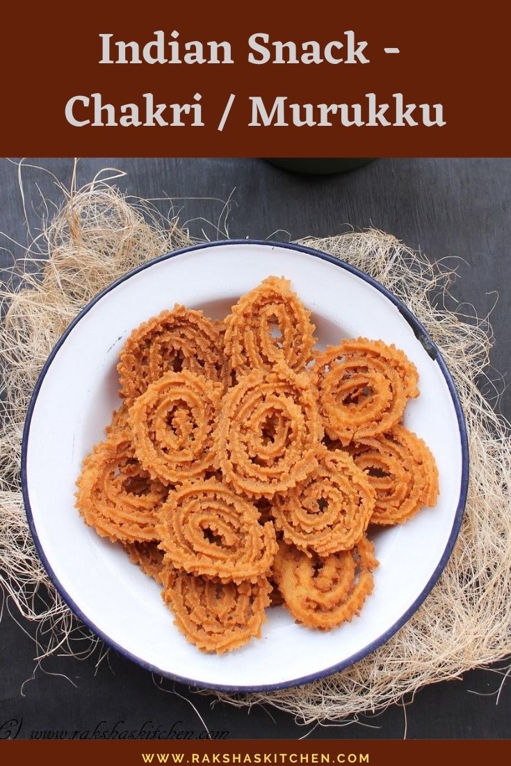 Rice Flour Chakri Or Murukku Recipe Raksha's Kitchen