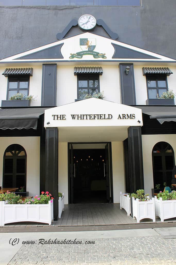 The Whitefield Arms, VR Bengaluru, Bangalore - A Restaurant Review