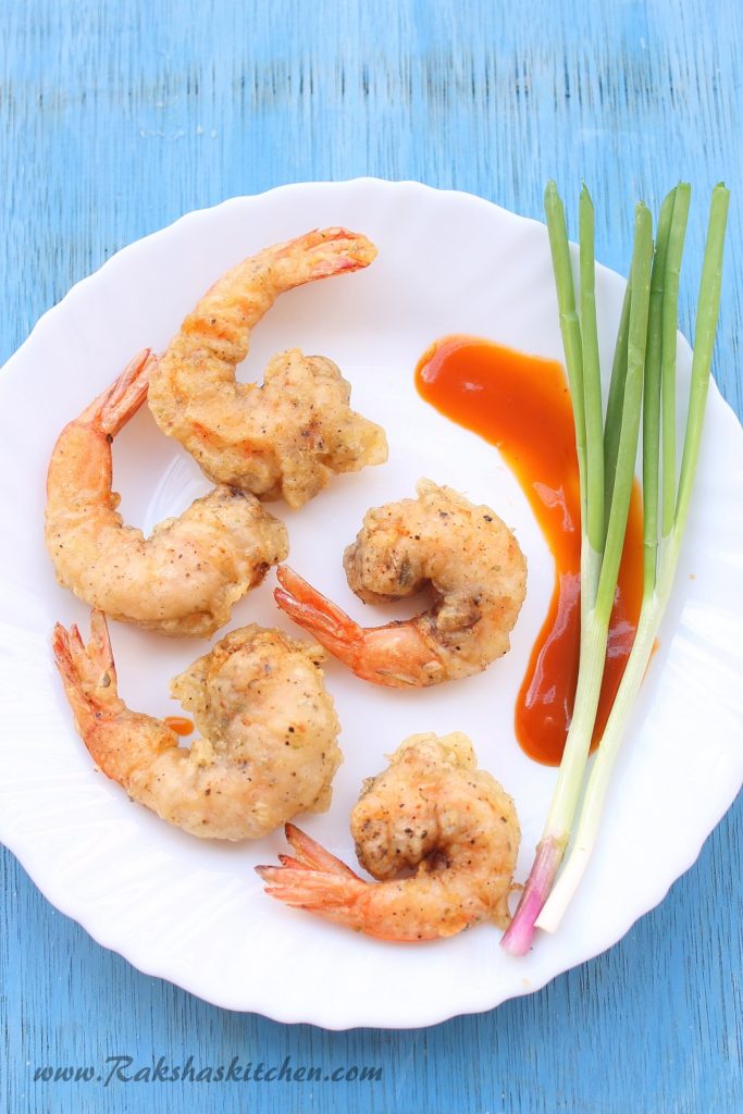 Beer Batter Prawns