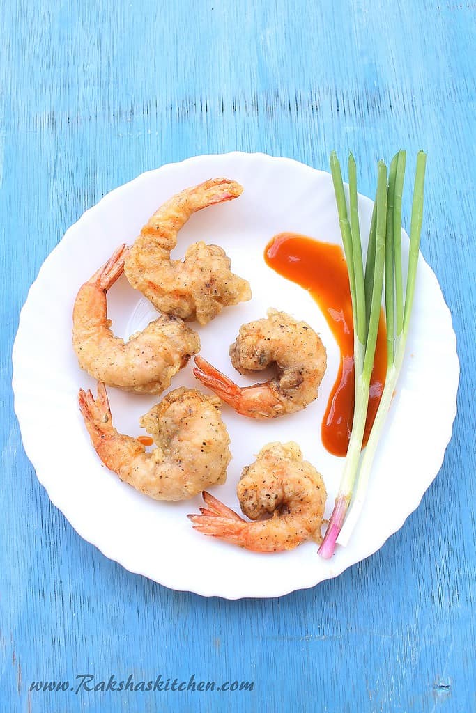 Beer Batter Prawns