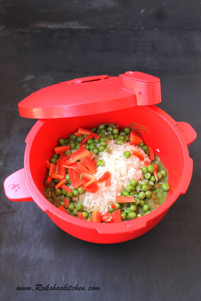 Pudina Rice In Microwave