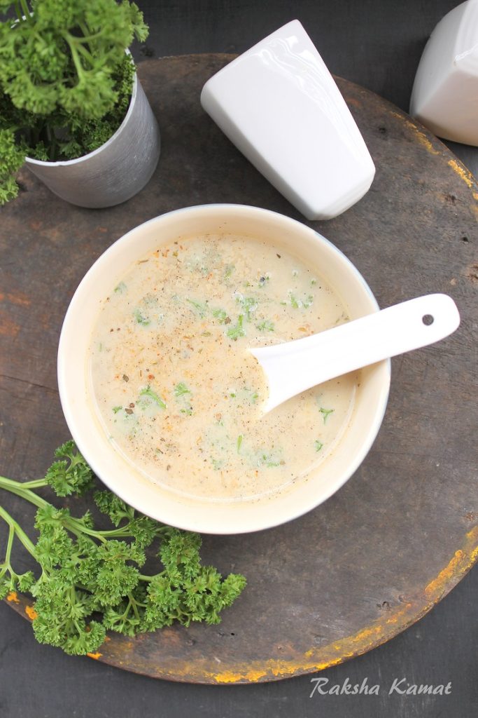 Roasted Cauliflower Soup