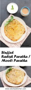 Stuffed Radish Paratha, Mooli Paratha