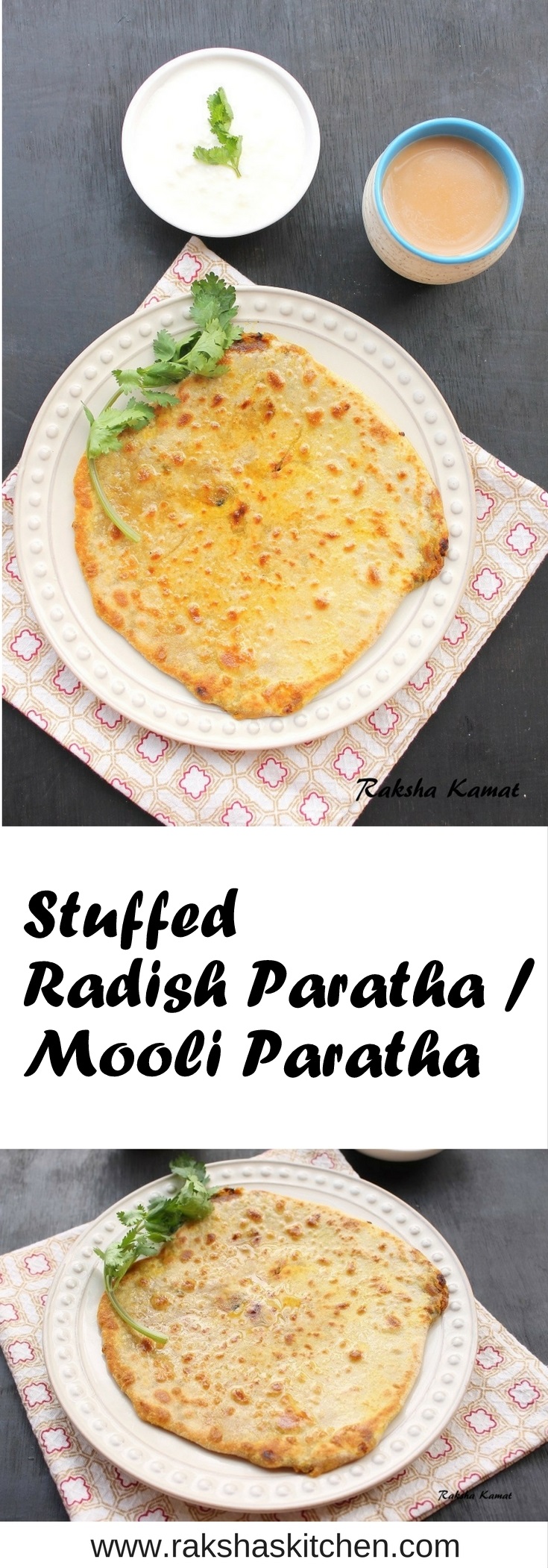 Stuffed Radish Paratha (Mooli Paratha) Raksha's Kitchen
